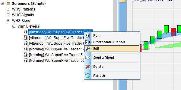 WL SuperFive Trader pour NanoTrader (non disponible en PRT).