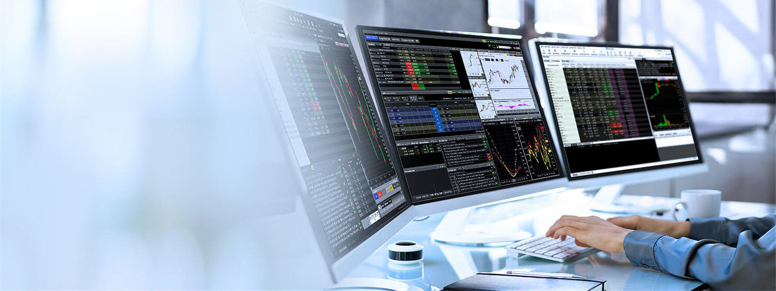 Die Trader Workstation Plattform von Interactive Brokers mit ChartTrader.