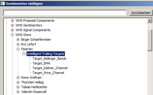 Les trailing target intelligents - Application pratique