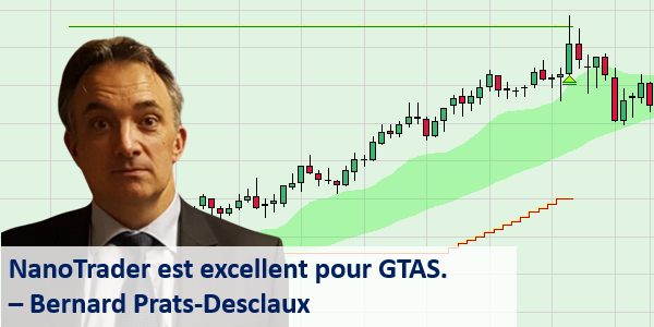 Bernard Prats-Desclaux propose ses stratégies et sa méthode GTAS sur la plateforme de trading NanoTrader.